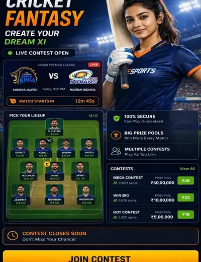 BABA786 (baba satta king 786) fantasy cricket & matchday visual 3